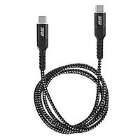 Кабель синхронізації заряджання type c 2E USB-C - USB-C PD 3.1 240W 1m Black S