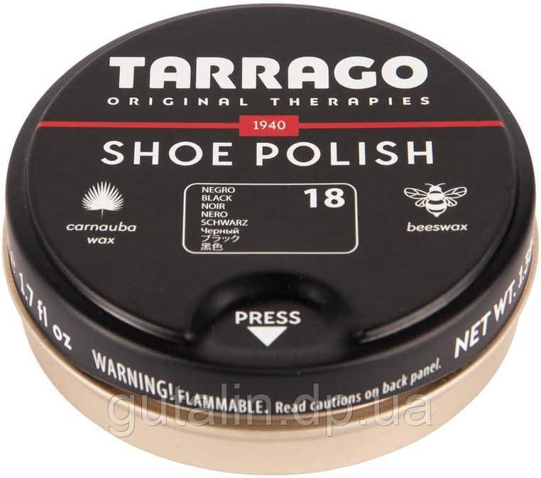 Крем-паста для взуття Tarrago Shoe Polish 50 мл колір чорний (18)