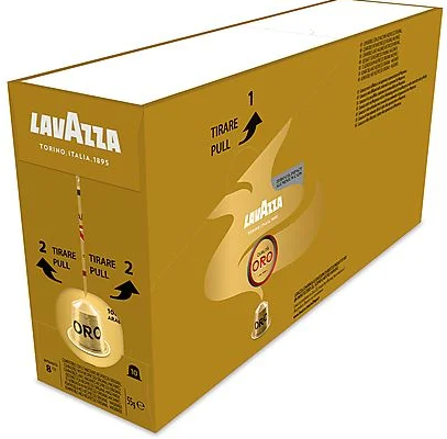 СЕТ 10 Nespresso Lavazza Qualita Oro 100% Arabica Aluminium (10 упаковок по 10 капсул)