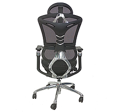 Крісло геймерське Barsky Game Mesh Black GM-05, фото 6