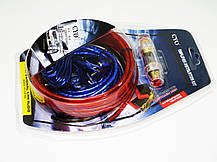 Комплект дротів для встановлення під'єднання активного сабвуфера підсилювача в машину BL-8, фото 5