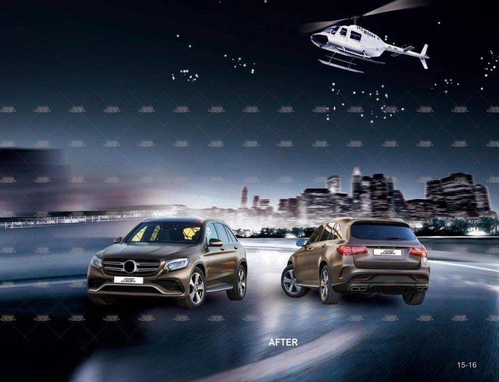 Комплект рестайлінгу в GLC63 2022 року для Mercedes GLC X253