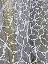 Тюль фатинова корд заввишки 2,8 м. біла, фото 4
