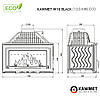 Камінна топка KAWMET W16 Black (13,5 kW) ECO, фото 9