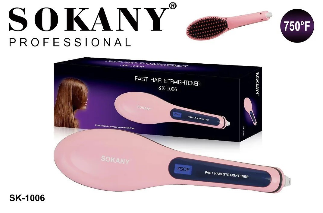 Електричний гребінець для укладання волосся SOKANY SK-1006 - Фото 1 - id-p2295999820