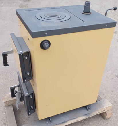 15 кВт Котел класичний з плитою 5 мм сталь Neus з плитою HEAT - MIX Автоматика, фото 1