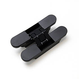 Завіс дверний прихований AXOR 24Х120 ММ (30 КГ) матовий чорний з ковпачками