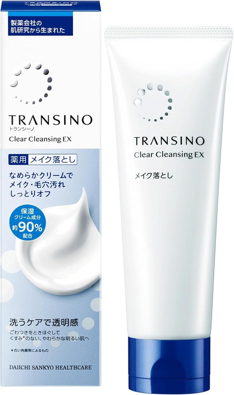 Daiichi Sankyo Transino Medicated Clear Cleansing EX крем для зняття макіяжу та очищення шкіри, 110 г. До 11/2026
