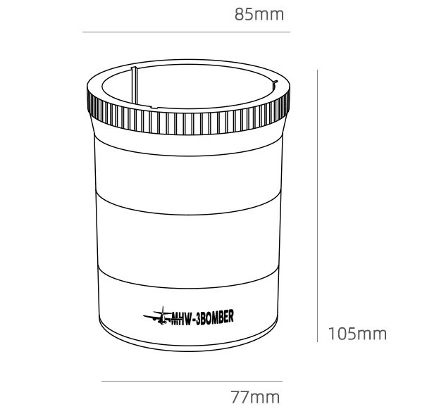 Дозуюча чаша з вирівнювачем для гейзерної кавоварки MHW-3Bomber Дозуюча чаша з вирівнювачем для гейзерної кавоварки MHW-3Bomber