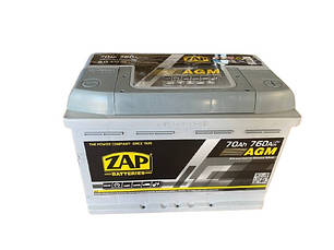 Акумулятор AGM 70Ah ZAP (570 02), фото 1