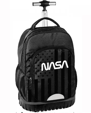 Рюкзак шкільний портфель на колесах з ручкою Paso BeUniq, фото 3