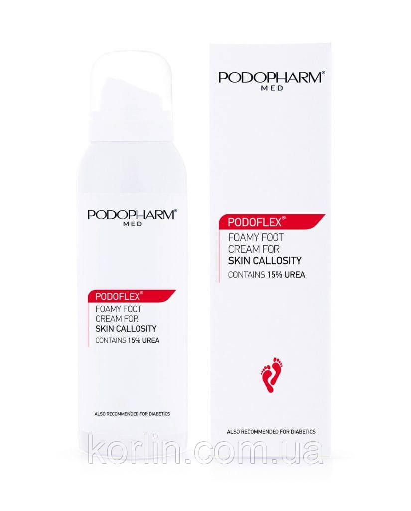 Podopharm Podoflex Foamy Foot Cream For Skin Callosity Підофам Крем-пінка Для Ніг від Мозолів 125 мл Польща