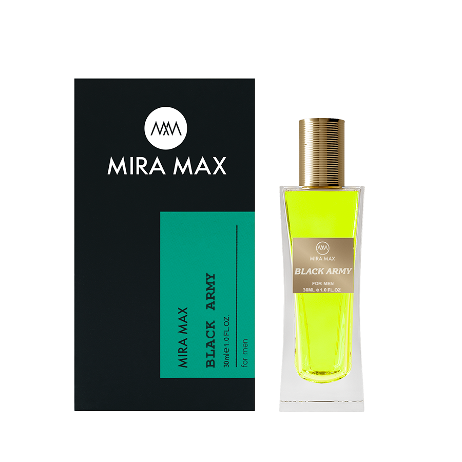 Парфумована вода для чоловіків "BLACK ARMY" Mira Max, 30 мл Nasomatto Black Afgano