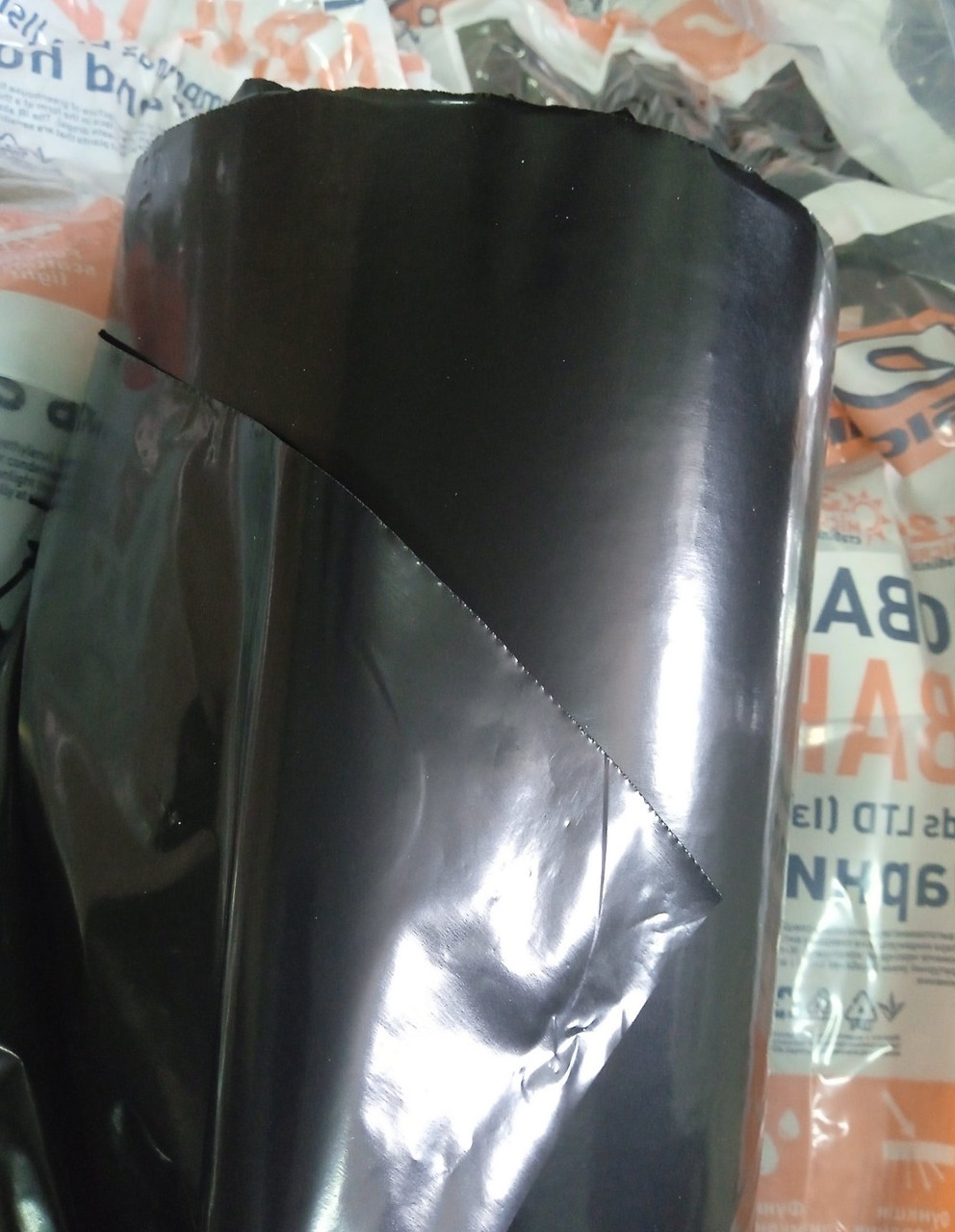 Плівка 30 мкм 0.7м*1000м Shadow чорна для мульчування, фото 1