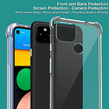 Чохол WXD силіконовий протиударний для Google Pixel 5A (5G) / прозорий, фото 3