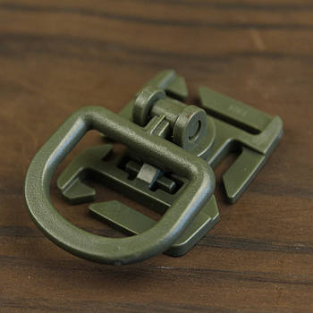 Поворотне D-кільце на стропу MOLLE Olive