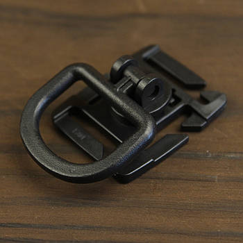 Поворотне D-кільце на стропу MOLLE Black