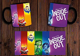 Чашка "Думками навиворіт" / Кружка Inside Out №1 Чорний