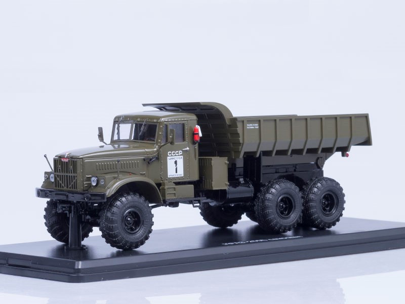 Модель Вантажівки КрАЗ-255Б 6х6 Самоскид, хакі | SSM
