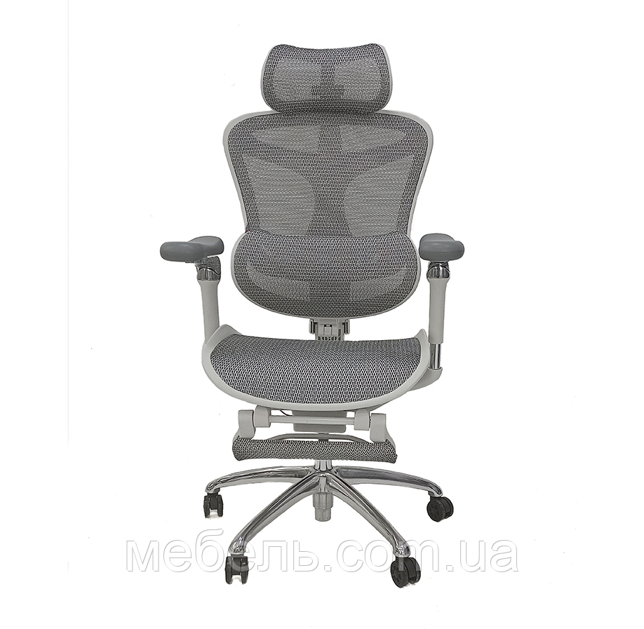 Крісло геймерське Barsky Game Mesh White GM-06