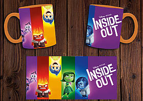 Чашка "Думками навиворіт" / Кружка Inside Out №1 Помаранчевий