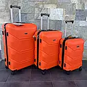 Валіза дорожня велика Bloom 147 L помаранчевий, фото 9