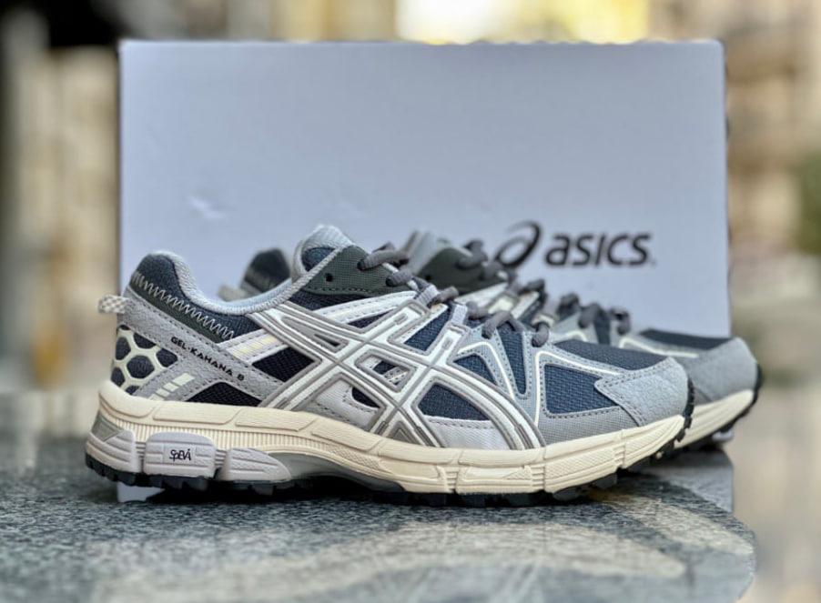 Чоловічі кросівки Asics Gel-Kahana Beige Gold Black Бежеві Асикс повсякденні текстиль демісезон Індонезія, фото 1