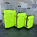 Валіза дорожня велика Bloom 147 L лаймовий, фото 4