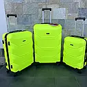 Валіза дорожня велика Bloom 147 L лаймовий, фото 5