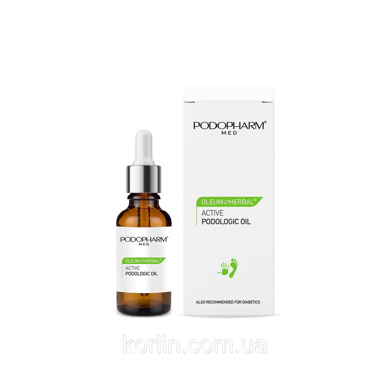 Podopharm Oleum Herbal Active Podolog Oil Активна олія для лікування Захворювань Стоп 10 мл Польща