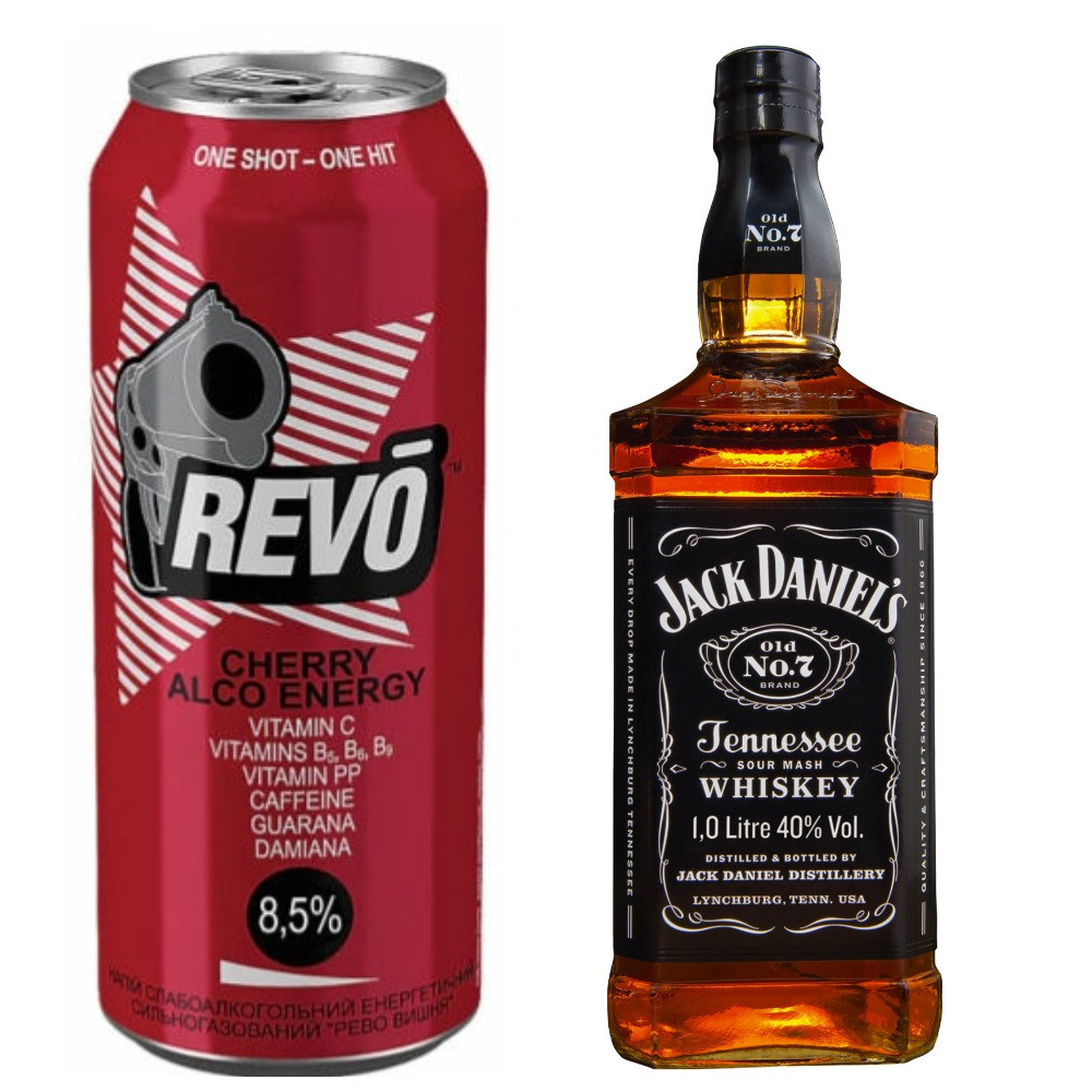 Дакімакура 150х50 см   Рево Джек Дениєлс Revo Jack Daniel's  Подушка з наволочкою двухстороння, дакімакура анімє, фото 1