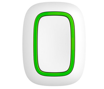 Бездротова тривожна кнопка біла Ajax Button white EU
