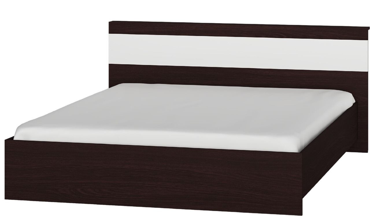 Спальний Комплект Соната 7, Венге темний, Білий, фото 1