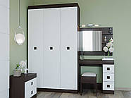 Спальний Комплект Соната 9, Венге темний, Білий