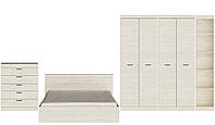Спальний Комплект Соната 10, Дуб Крафт Білий