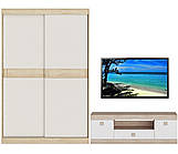 Вітальня Соната Комплект 18, Дуб Сонома, Білий