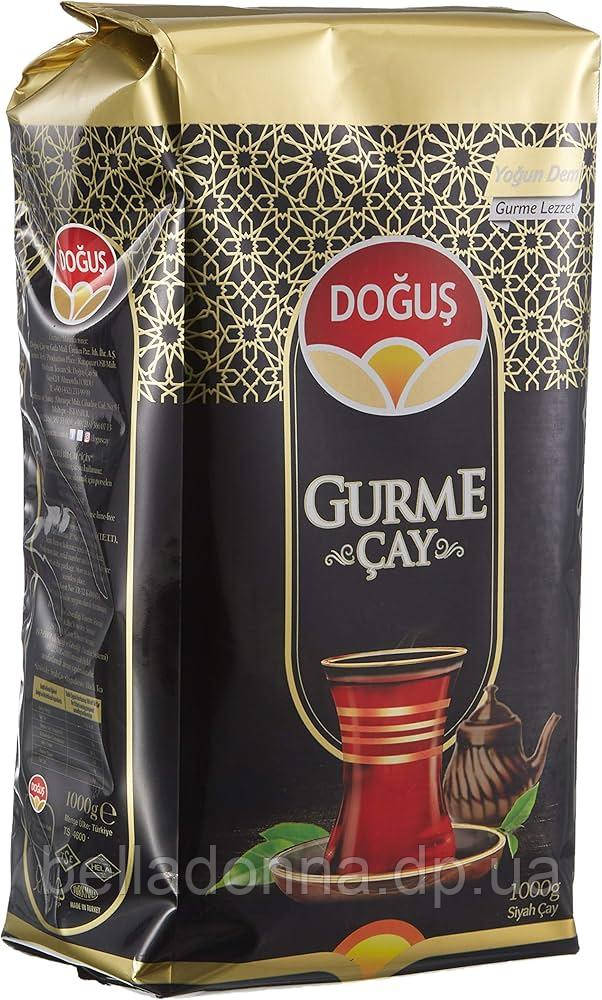 Турецький чай чорний дрібнолистовий розсипний 1000 г Dogus Gurme