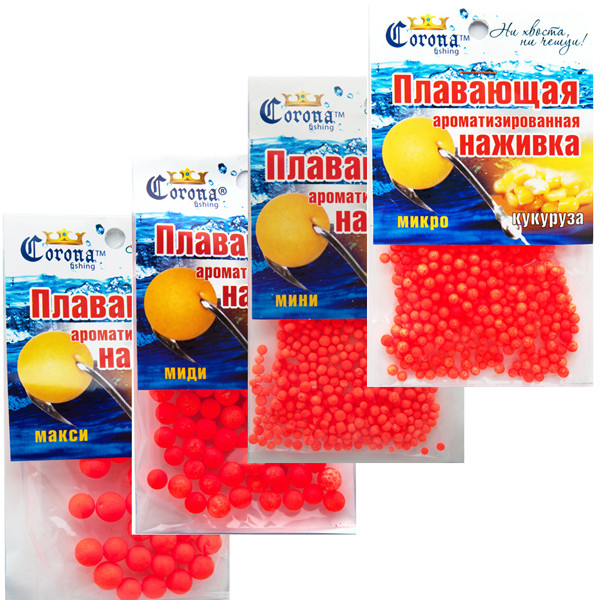 Плавальна наживка Corona Кукурудза - 10 упаковок
