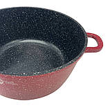 Набір каструль зі сковорідкою та сотейником Higher Kitchen НК305 з антипригарним покриттям для всіх типів плит, фото 5