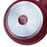 Набір каструль зі сковорідкою та сотейником Higher Kitchen НК305 з антипригарним покриттям для всіх типів плит, фото 3