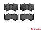 Комплект гальмівних колодок, дискове гальмо LEXUS LX, TOYOTA TUNDRA, BREMBO (P83107), фото 3