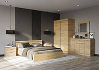 Спальний Комплект Соната 6, Дуб Крафт Золотий