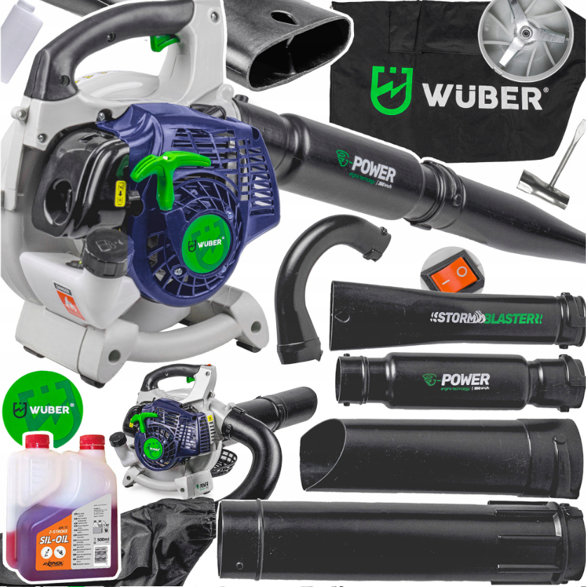 Садовий пилосос бензиновий Wuber 1600Вт (Польща), фото 1