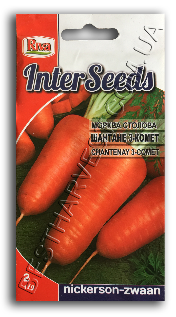 Насіння моркви Шантане-3 Комет 2 г