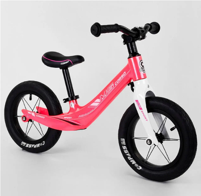 Біговел велобіг 12" Corso 45383 рожевий