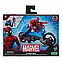 Фігурка Hasbro Людина павук із мотоциклом, 15 см - Marvel Spider-Man Web Cycle, фото 2
