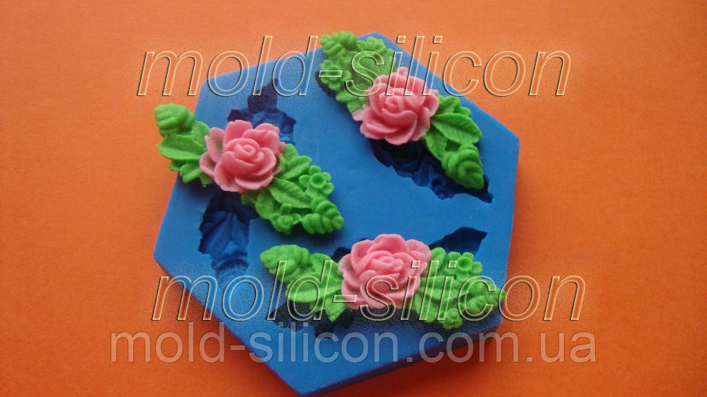 Силіконовий молд "Квітковий орнамент 1", фото 1