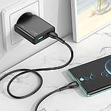 Зарядний пристрій HOCO N38 PD20W+QC3 (1 Usb/1Type-C) Black, фото 3