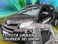Дефлектори вікон (вітровики) Toyota Urban Cruiser 2009+ 5D (вставні, кт- 4 шт.) (Heko)