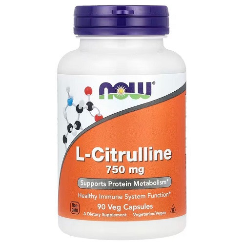 L-цитрулін Now L-Citrulline 750 mg (90 капсул.)